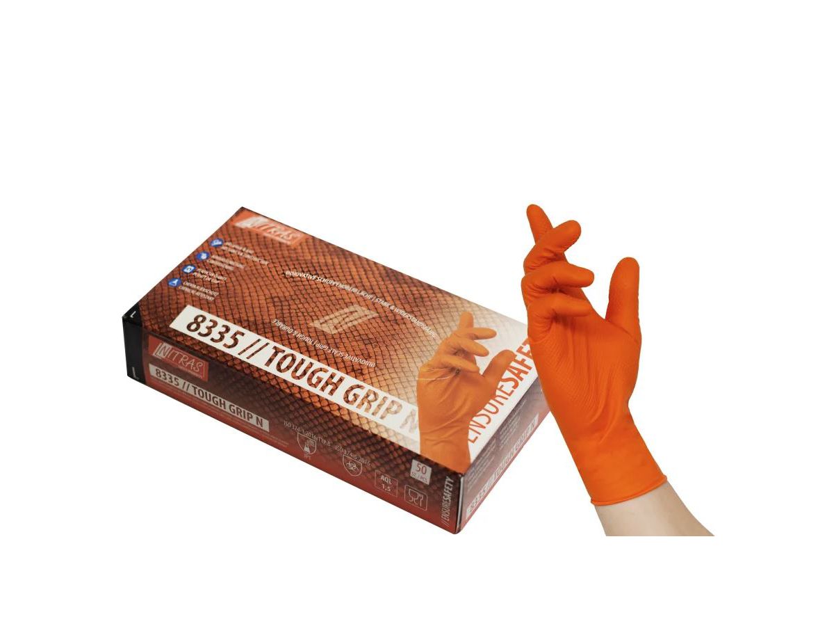 NITRAS Einmalhandschuhe TOUGH GRIP 8335