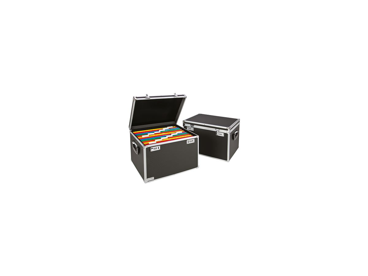 Leitz Hängebox 67140095 DIN A4 max. 30Mappen schwarz/chrom