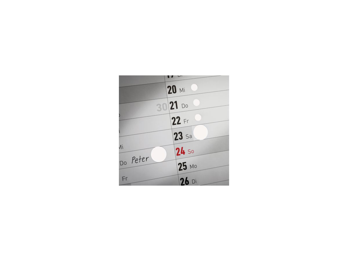 Avery Zweckform Markierungspunkt 3145 12mm weiß 270 St /Pack.