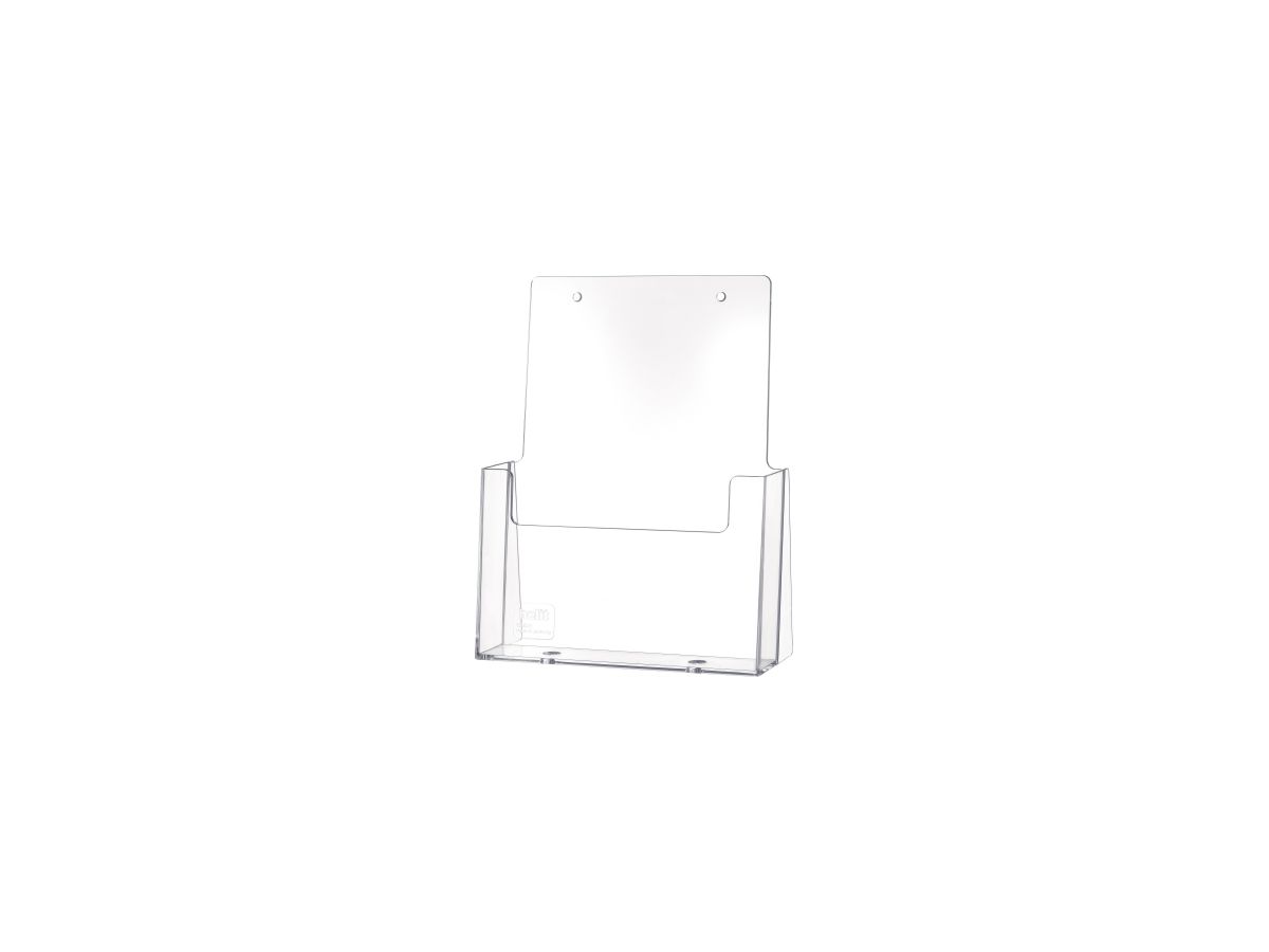 helit Prospekthalter H2352102 DIN A5 hoch 1Fach PS glasklar