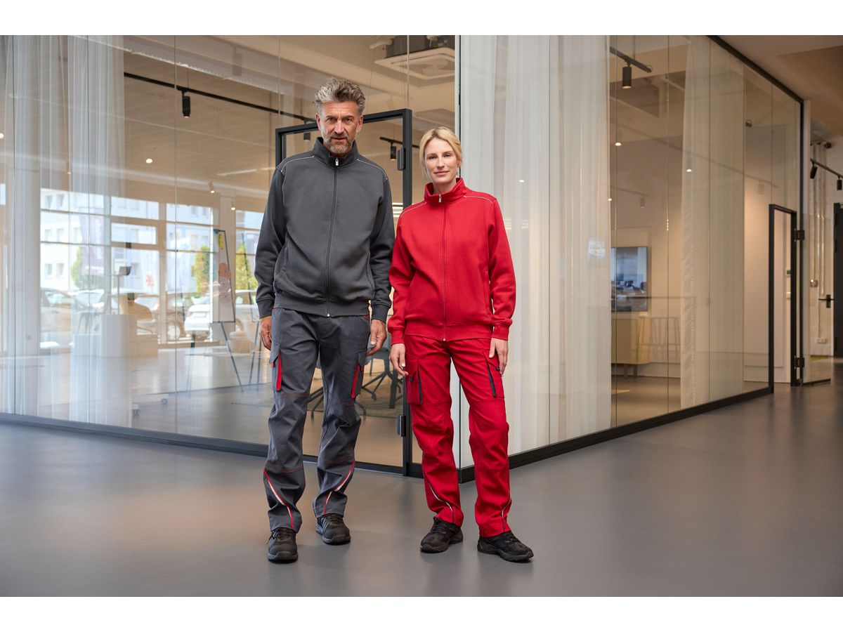 JN Herren Sweat-Jacke JN894 carbon, Größe S