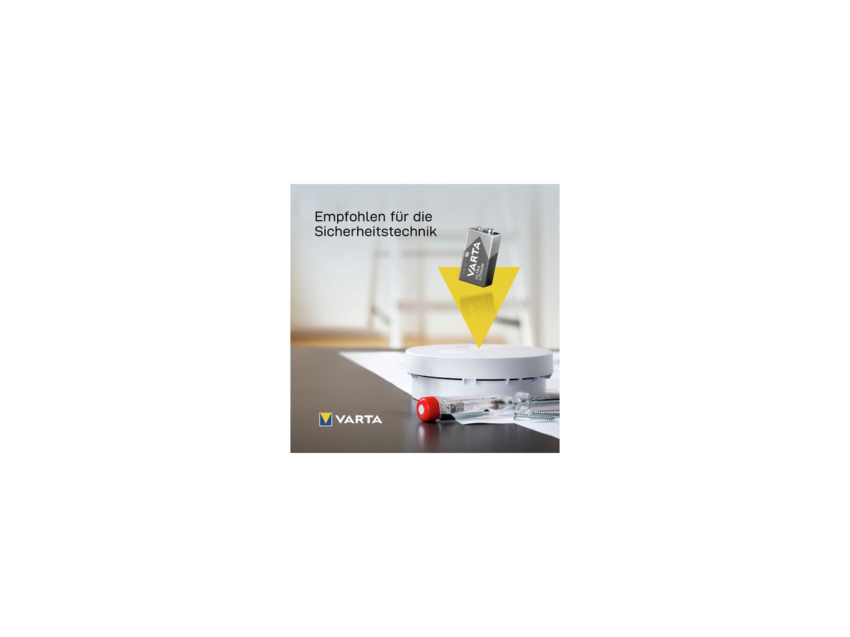 Battery PROFESSIONAL Lithium 9V 1pc Bli