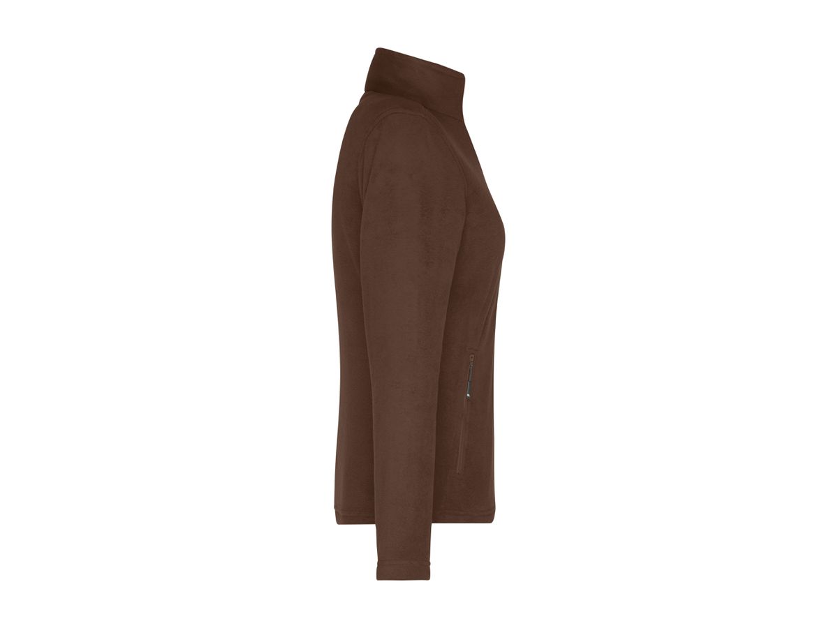 JN Ladies' Fleece Jacket JN781 brown, Größe S
