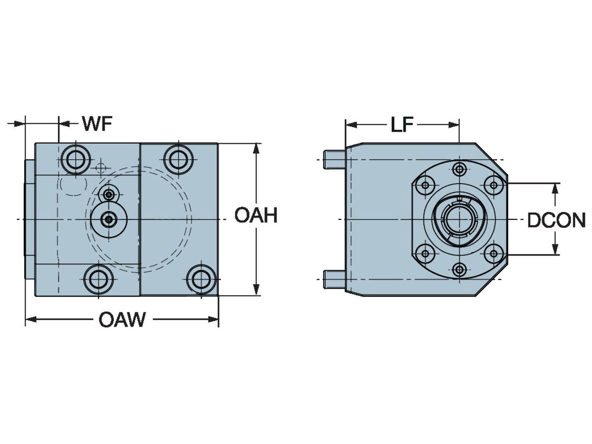 Manuelle Spanneinheit für Okuma-Maschinen  C4-TLI-OK60A