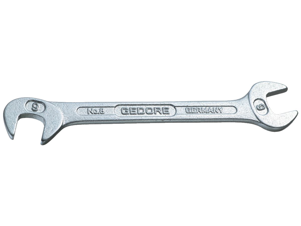 Dbl.open end wrench small 8 mm Gedore