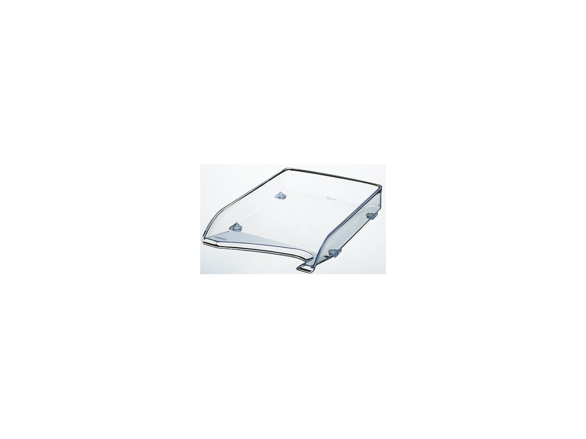 Leitz Briefablage Elegant 52200002 DIN A4 stapelbar PS glasklar