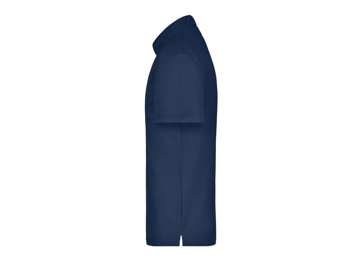 JN Polo-Piqué Pocket JN026 60%BW/40%PES, navy, Größe S
