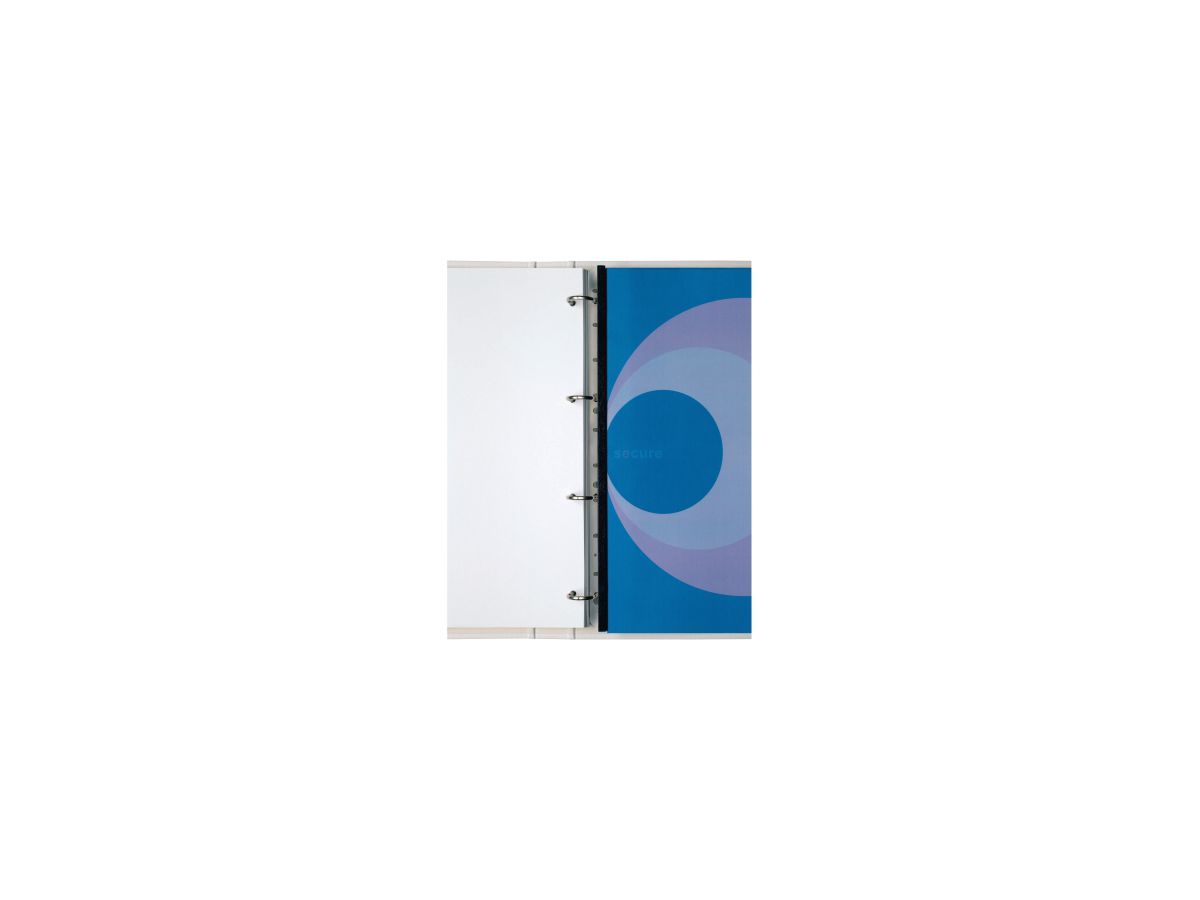 GBC Einhängeheftstreifen IB412356 PVC weiß 50 St./Pack.