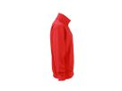 JN Workwear Sweat Jacket JN836 70%BW/30%PES, red, Größe M