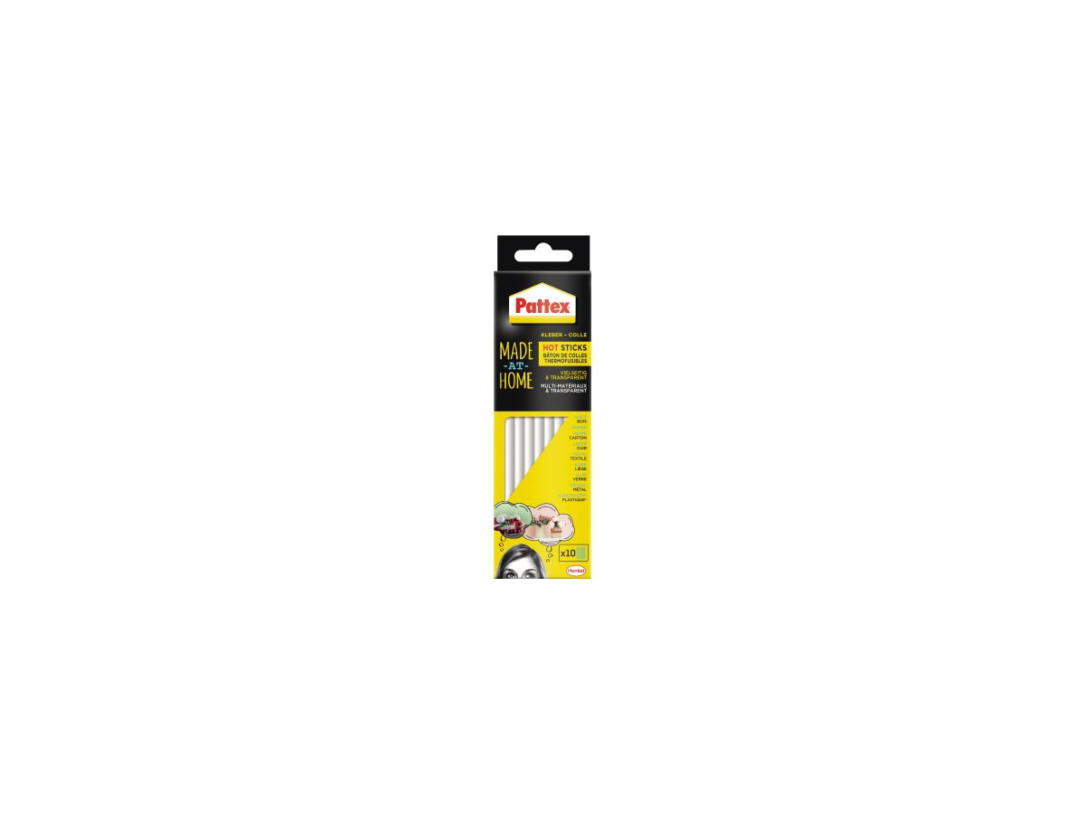 Pattex Heißklebestick PMHHS 20g transparent 10 St./Pack.