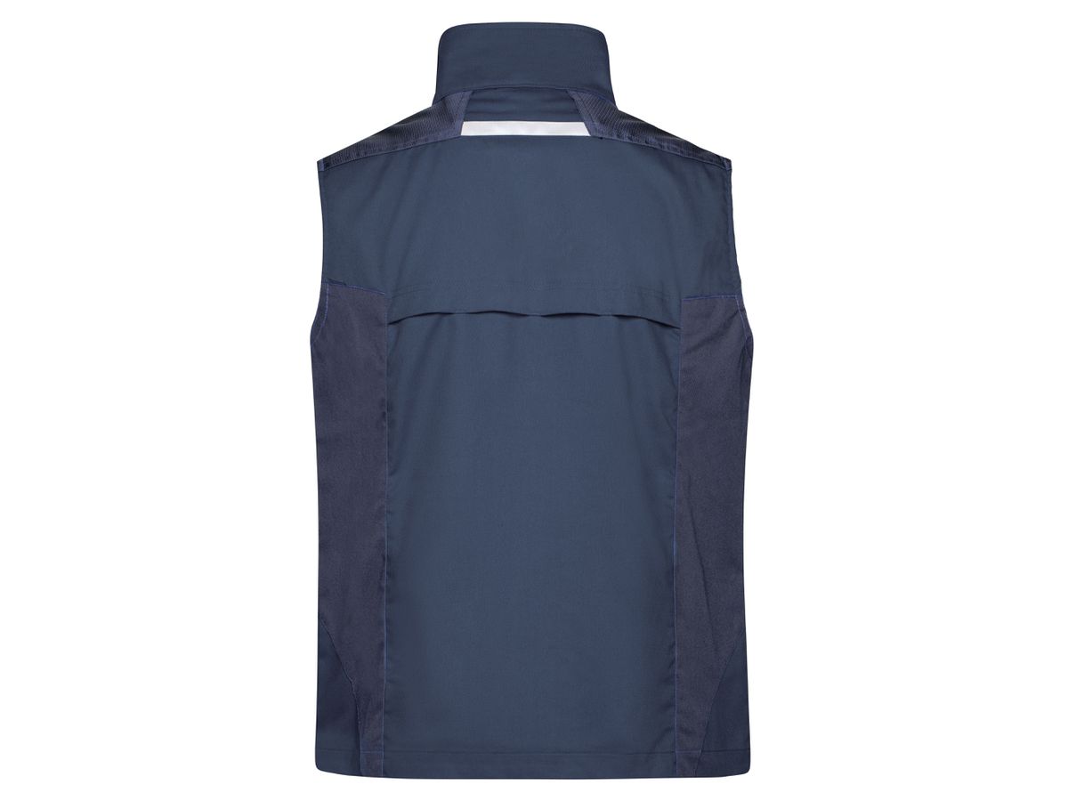 JN Workwear Vest JN822 65%PES/35%BW, navy/navy, Größe S