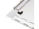 Saunders Klemmbrett 22017 225x325mm seitlich öffnend silber