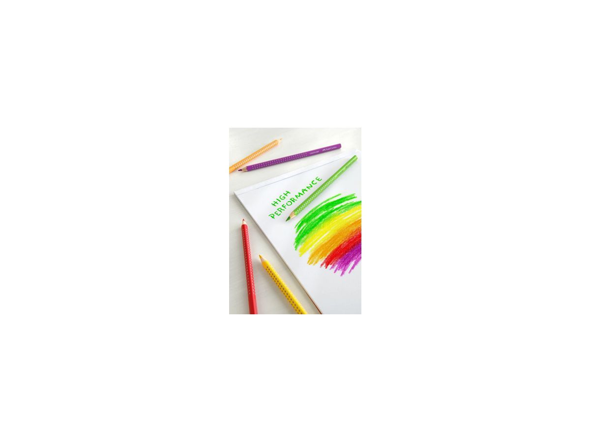 Faber-Castell Farbstift Colour GRIP 112406 farbig sortiert 6 St./Pack.