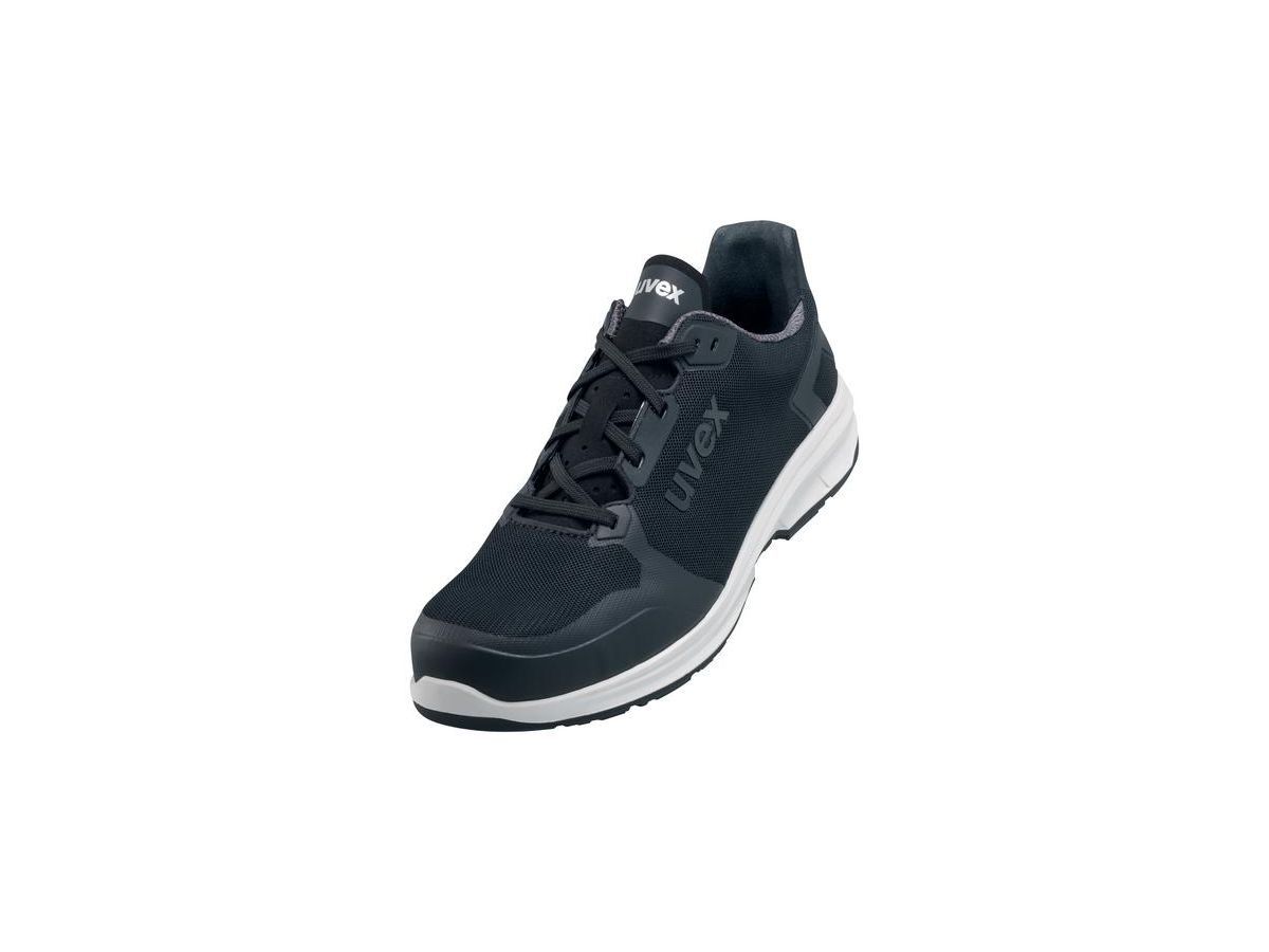UVEX 1 sport Sicherheits-Halbschuh Gr. 51 W12 S1 ESD SR schw/weiß 6594.9