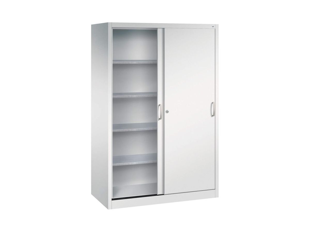 C+P Schiebetüren-Werkzeugschrank 1950x1200x500mm RAL 7035/7035