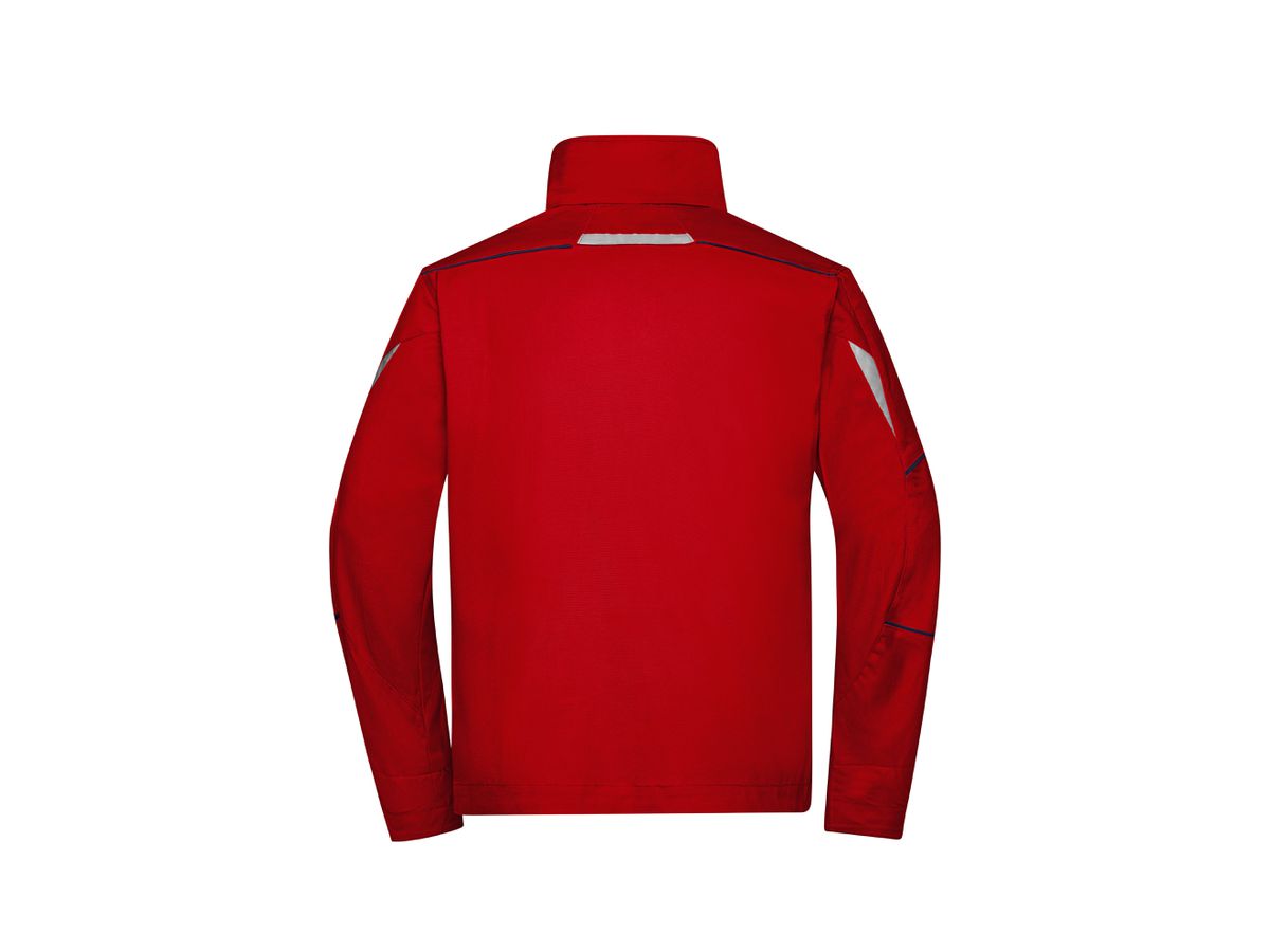 JN Workwear Jacket - COLOR - JN849 red/navy, Größe 4XL