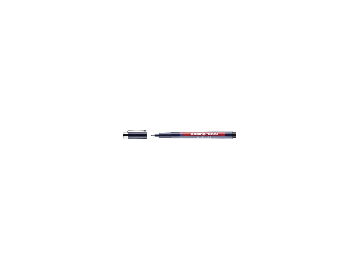 edding Feinschreiber 1800 profipen 4-180005001 0,5mm schwarz