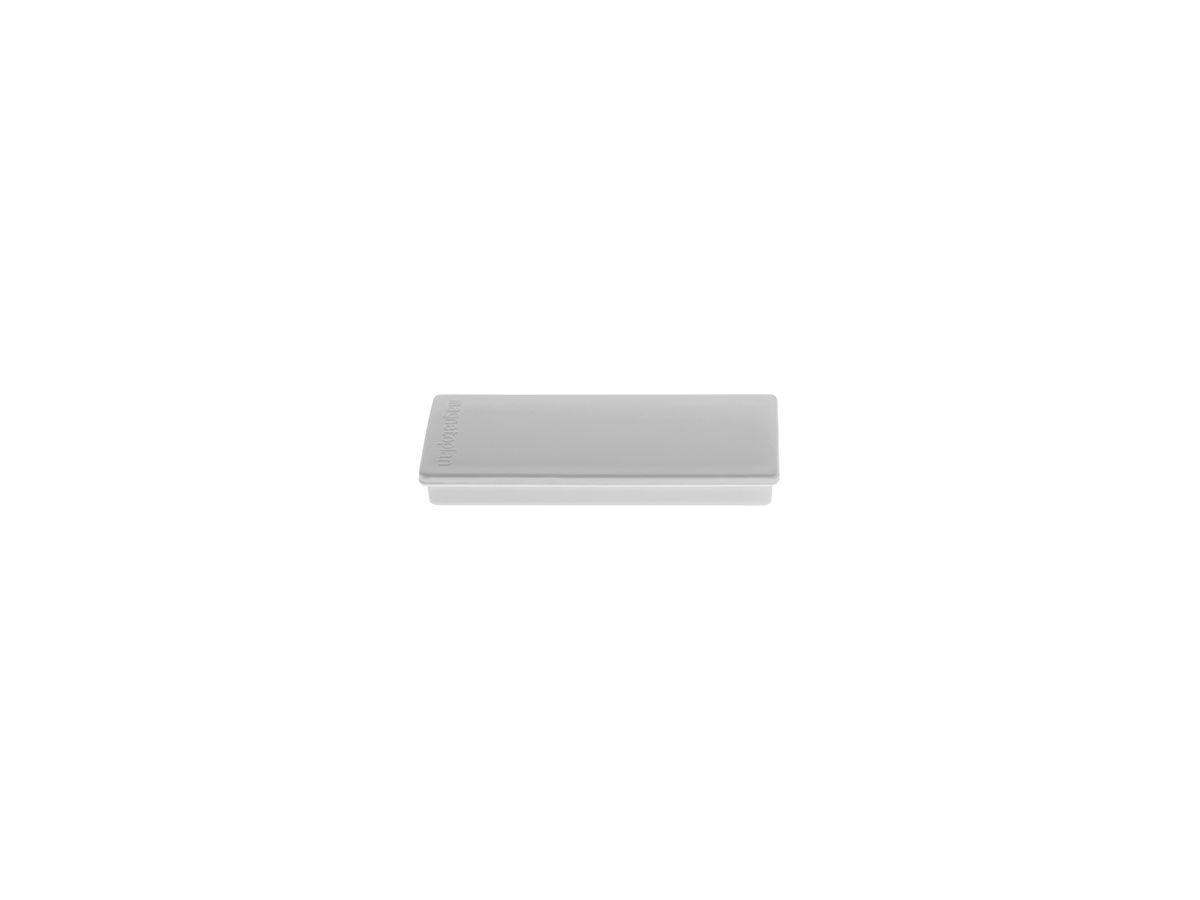 magnetoplan Magnet 16657 54x19mm grau 10 St./Pack.