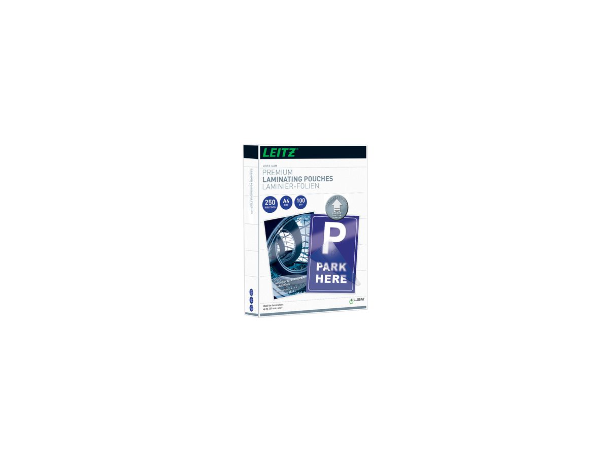 Leitz Laminierfolie A4 UDT 74840000 250mic glasklar 100 St. /Pack.