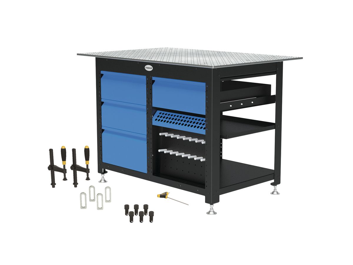 Workstation Basispaket  inkl. 4 Schub- laden inkl. Werkzeug-Set A Werkbank