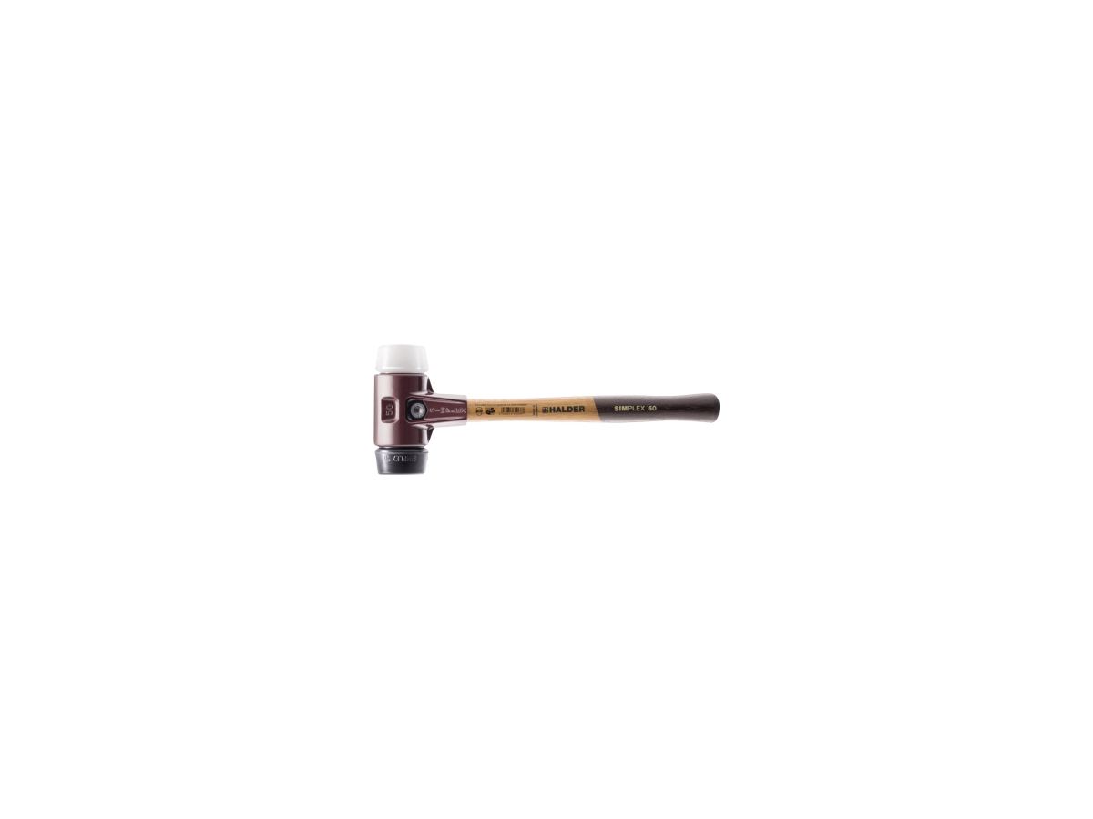 HALDER Schonhammer SIMPLEX 80 mm Gummi/Superplastik 3027.080