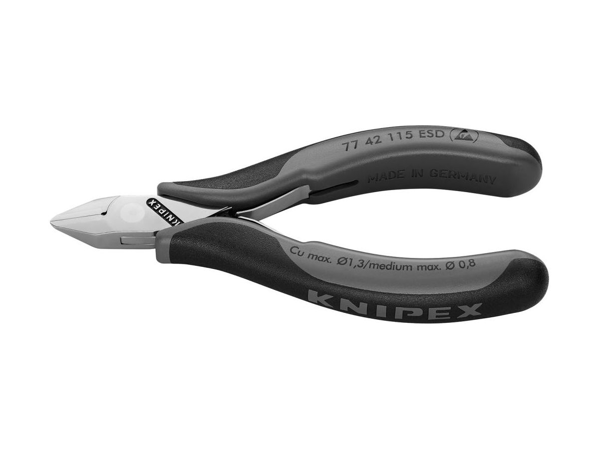 Elec. side cutter 115mm Form 4 ESD Knipex