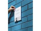 DURABLE Türschild INFO SIGN 480123 149x105,5mm metallic silber