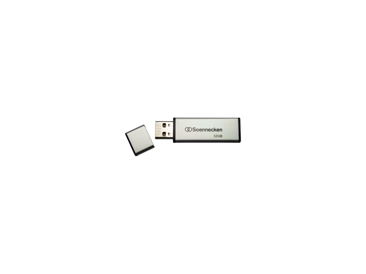 Soennecken USB-Stick 71614 2.0 32GB schwarz/silber