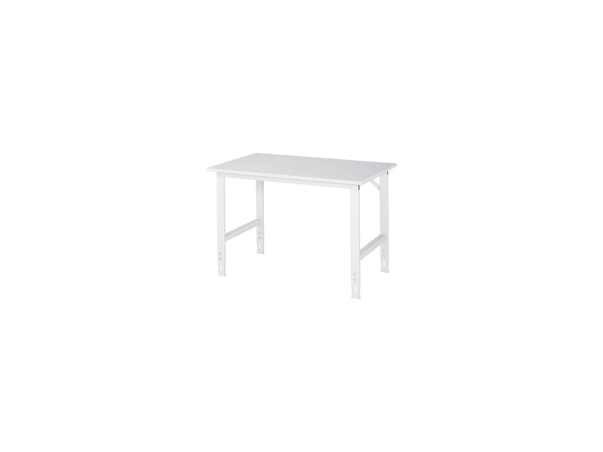 RAU Grundtisch 6030 RAL 7035 Melamin 1250 x 800 mm