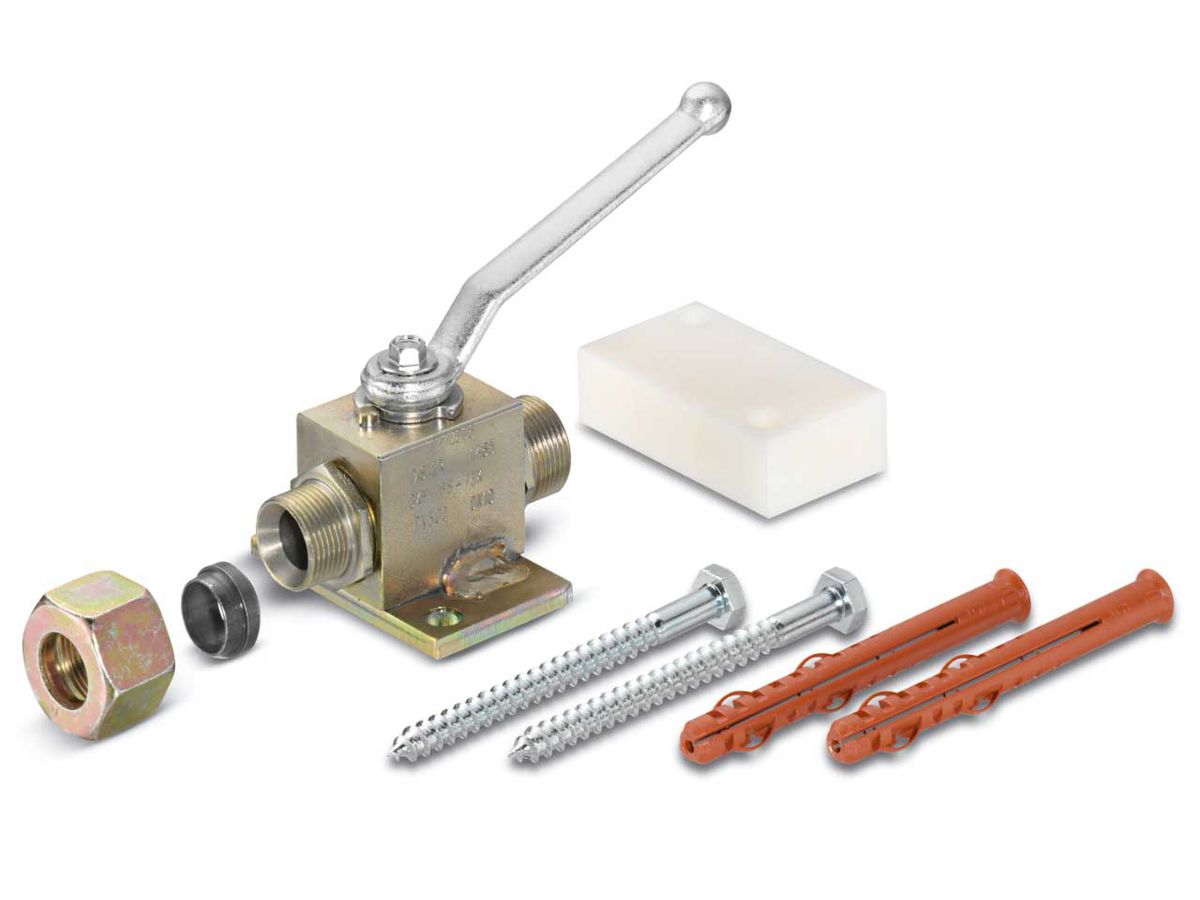 Absperrhahn, Stahl verzinkt 4.580-144.0