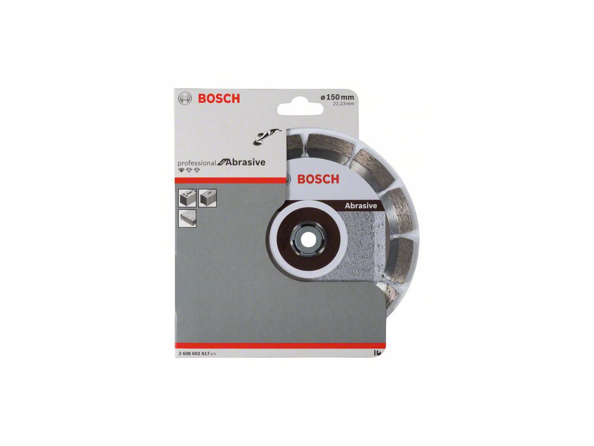 BOSCH Diamanttrennscheibe Ø 150mm für Ziegel, Sand oder Kalksandstein