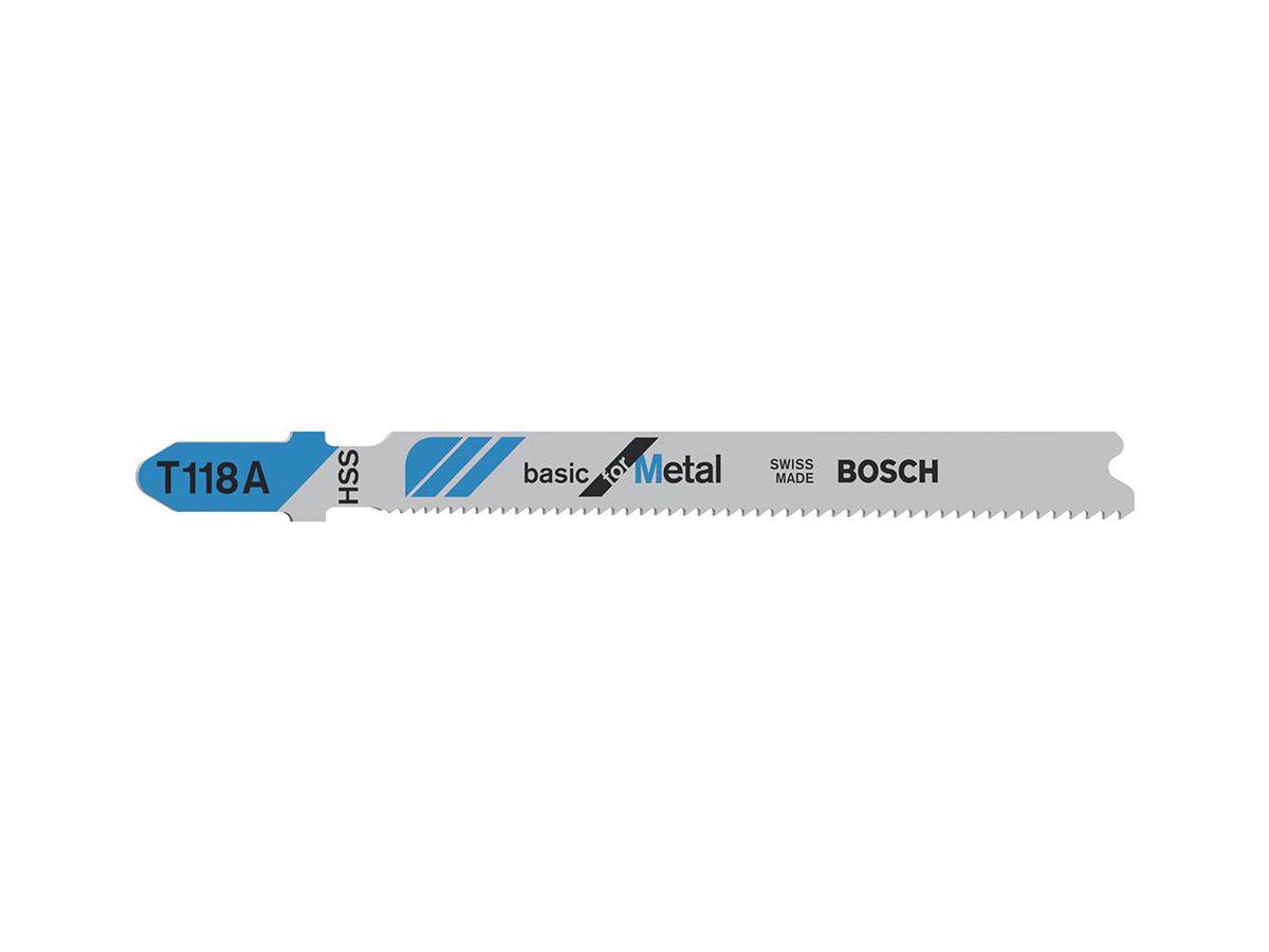 Jig saw blade à 5 pc T 118 A Bosch