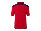 JN Men's Workwear Polo - COLOR - JN858 red/navy, Größe XS