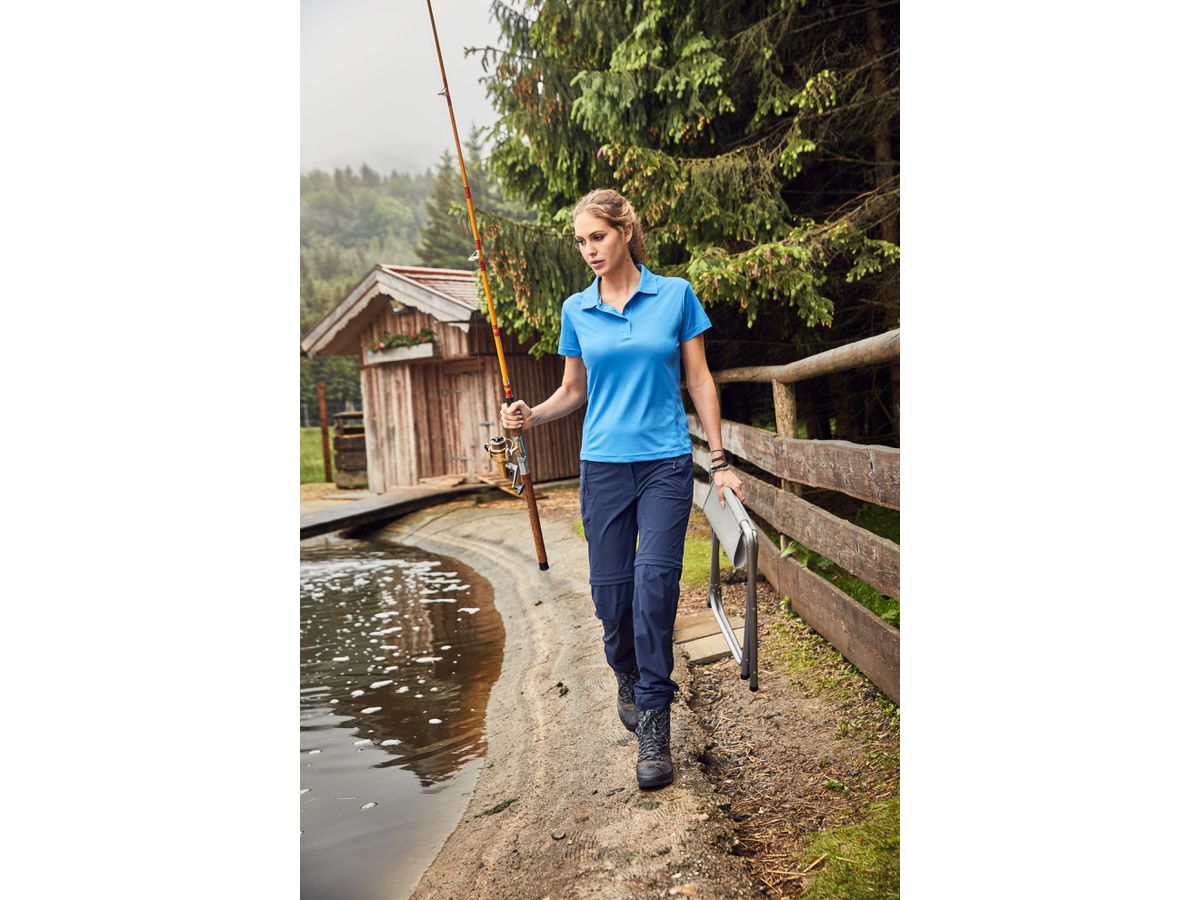 JN Ladies' Zip-Off Trekking Pants JN1201 carbon, Größe XS