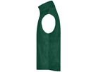 JN Fleece Vest JN045 100%PES, dark-green, Größe S