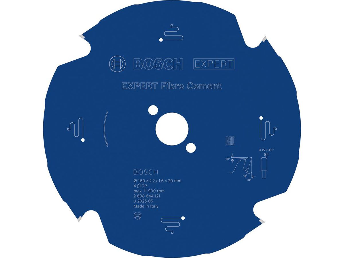 BOSCH Kreissägeblatt Expert for Fiber