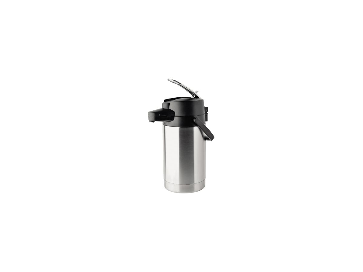 Helios Pumpkanne Coffeestation 8257 2,5l edelstahl/schwarz