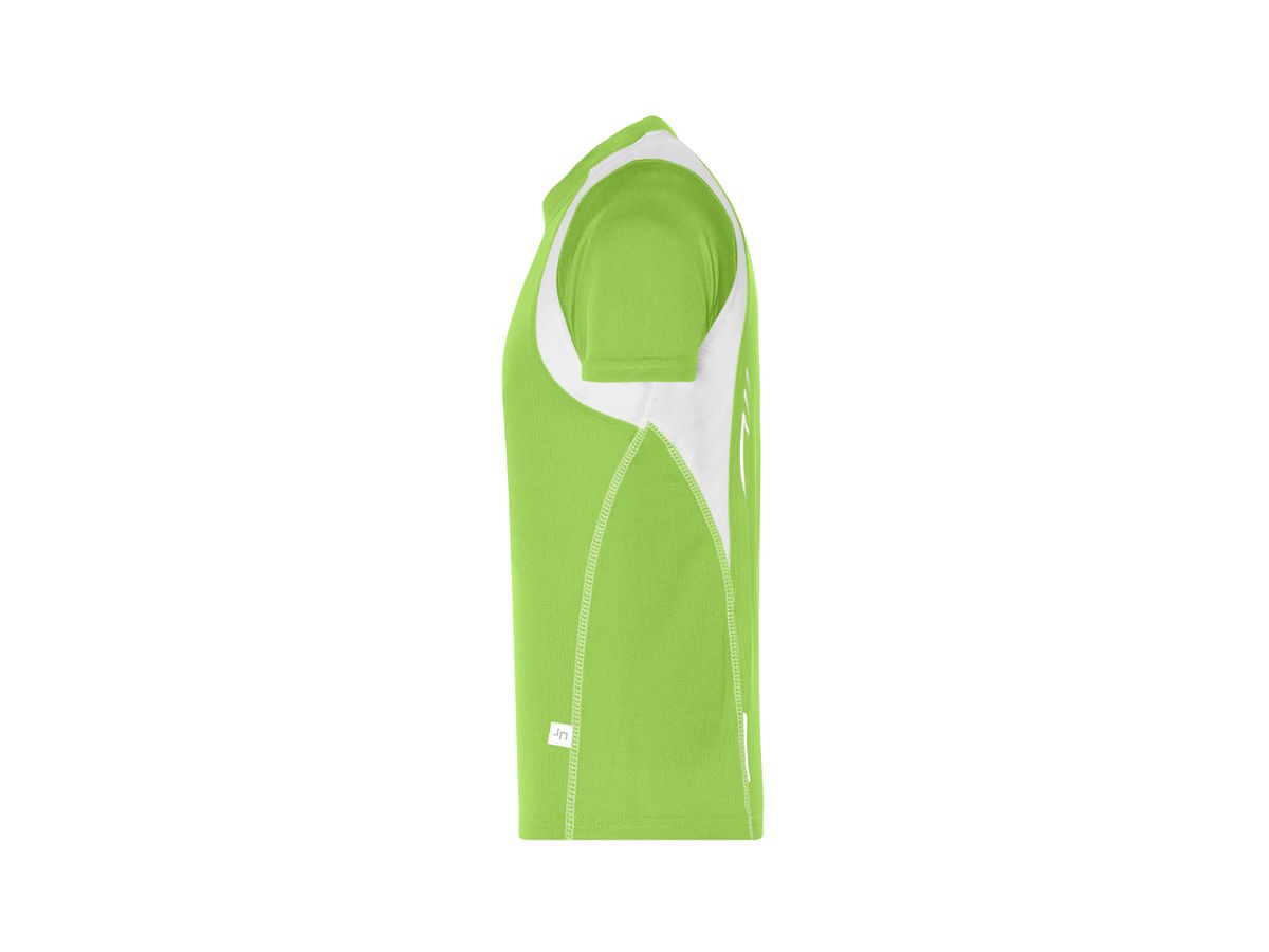 JN Running-T Junior JN397K 100%PES, lime-green/white, Größe L