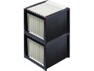 helit Hängekorb H6110091 max. 40Mappen DIN A4 schwarz/rot