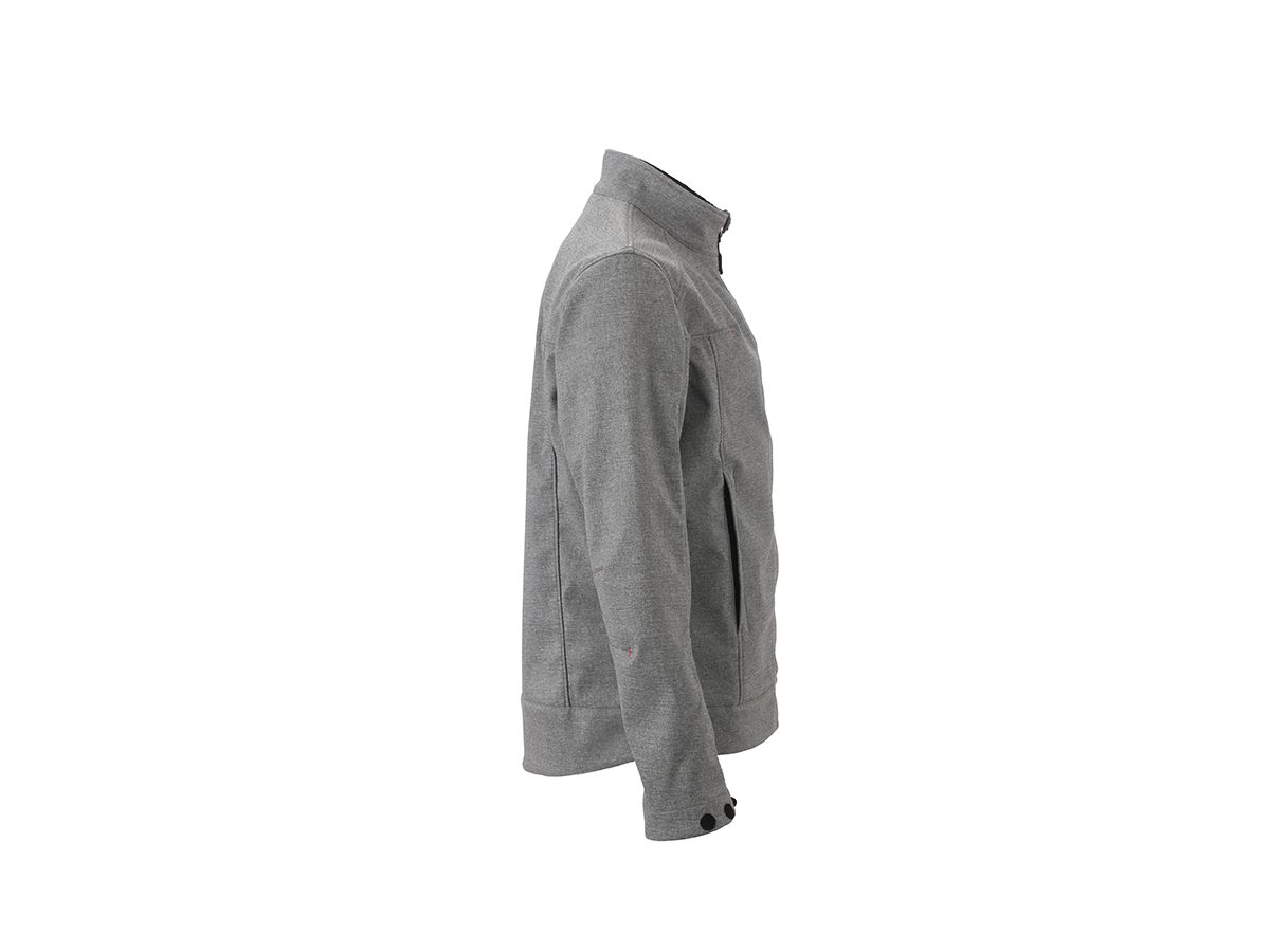 JN Mens Softshell Jacket JN1088 96%PES/4%EL, light-melange, Größe M