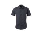 JN Men's Shirt Shortsleeve Poplin JN680 carbon, Größe M