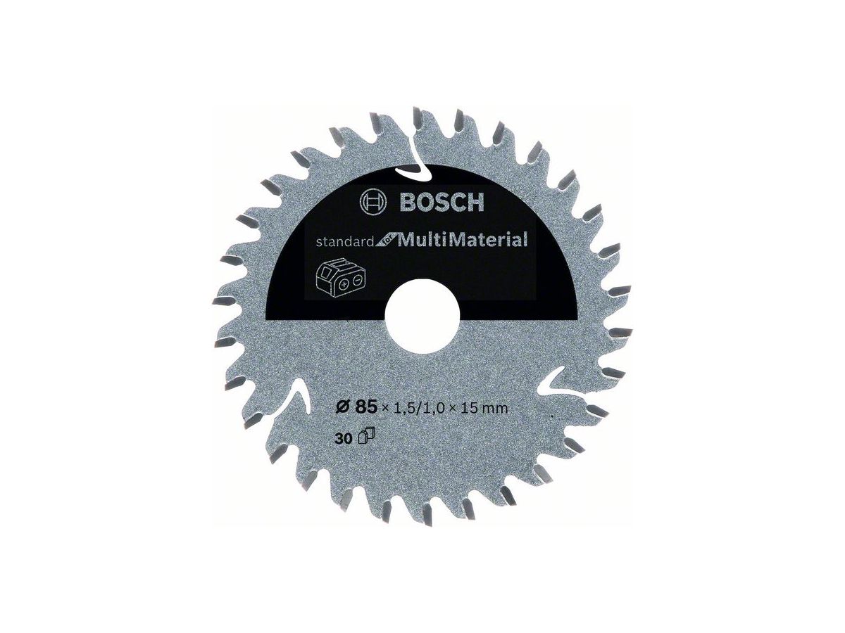 Bosch Kreissägeblatt 85x1,5/1x15,30Z Standard for Multimaterial 2608837752