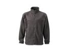 JN Full-Zip Fleece JN044 100%PES, dark-grey, Größe M