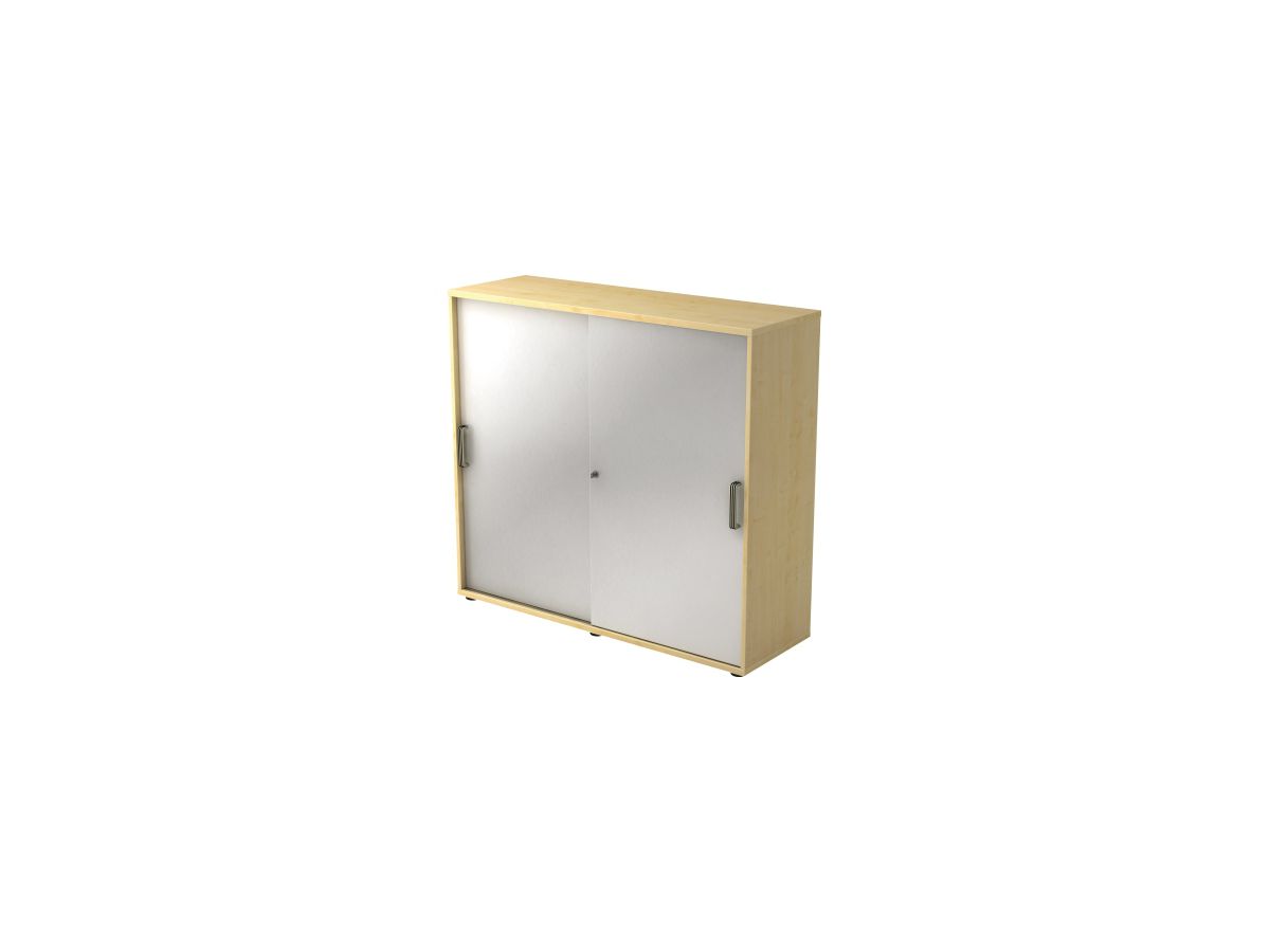Schiebetürenschrank 120x40x1100cmAhorn/Silber