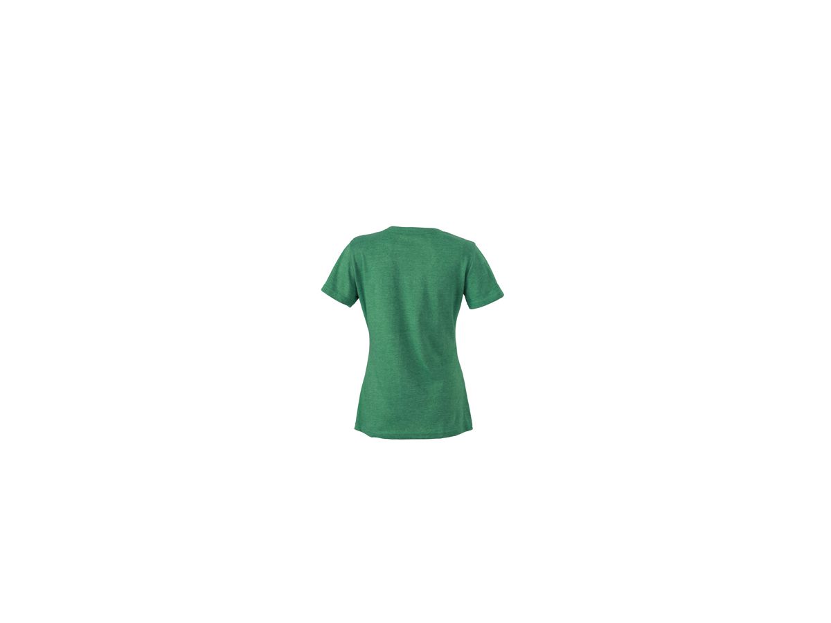 JN Ladies Heather T-Shirt JN973 65%PES/35%BW, green-melange, Größe S