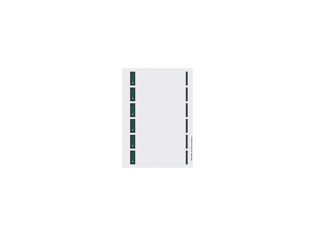 Leitz Ordneretikett 16860085 kurz/schmal Papier gr 600 St./Pack.