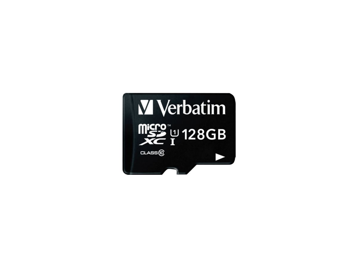 Verbatim Speicherkarte micoSDXC 44085 Class 10 128GB +Adapter