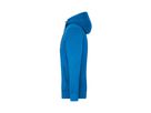 JN Mens Lifestyle Zip-Hoody JN963 80%BW/20%PES, cobalt/grey-heather, Gr XL
