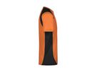 JN Mens Running-T JN306 100%PES, orange/black, Größe M