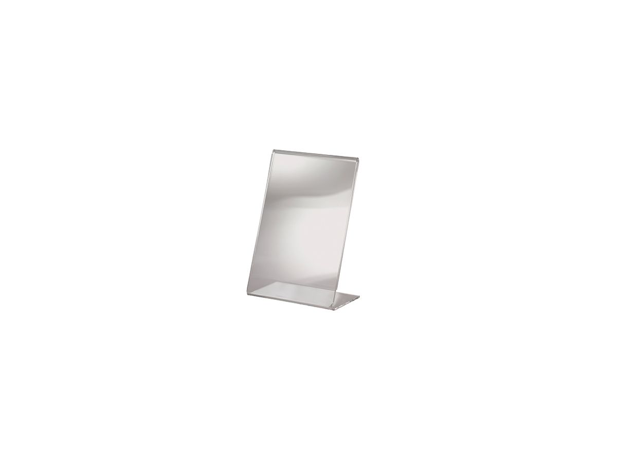 Sigel Tischaufsteller TA214 DIN A6 106x155mm L-Form Acryl glasklar